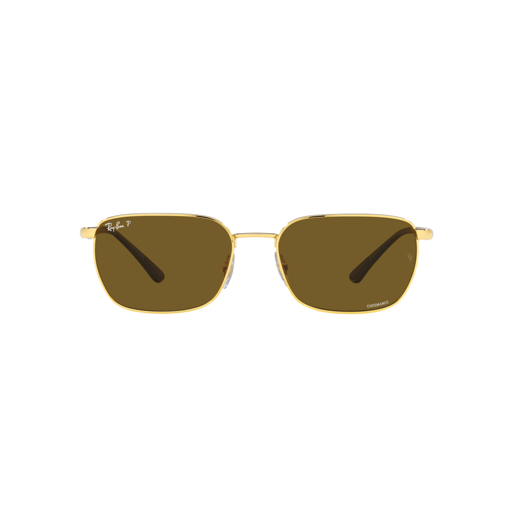 Ray Ban RB3684CH RB3684CH Gold Unisex Polarized Sunglasses