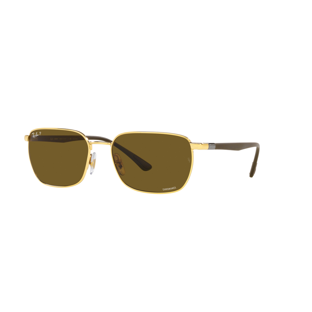 Ray Ban RB3684CH RB3684CH Gold Unisex Polarized Sunglasses