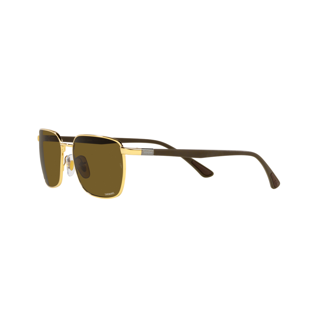 Ray Ban RB3684CH RB3684CH Gold Unisex Polarized Sunglasses