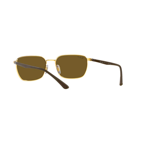 Ray Ban RB3684CH RB3684CH Gold Unisex Polarized Sunglasses