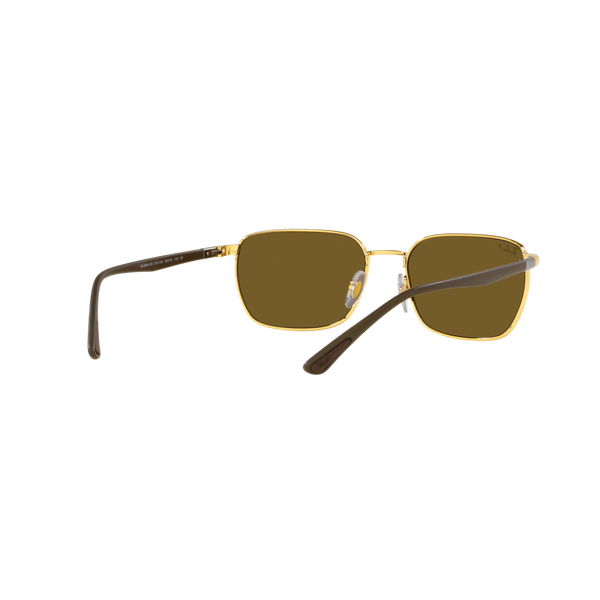 Ray Ban RB3684CH RB3684CH Gold Unisex Polarized Sunglasses