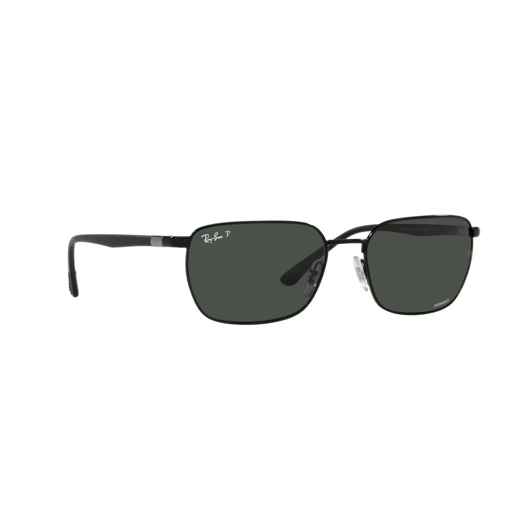 Ray Ban RB3684CH RB3684CH Black Unisex Polarized Sunglasses