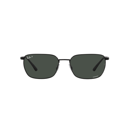 Ray Ban RB3684CH RB3684CH Black Unisex Polarized Sunglasses