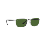 Ray Ban RB3684CH RB3684CH Silver Unisex Polarized Sunglasses