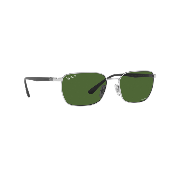 Ray Ban RB3684CH RB3684CH Silver Unisex Polarized Sunglasses