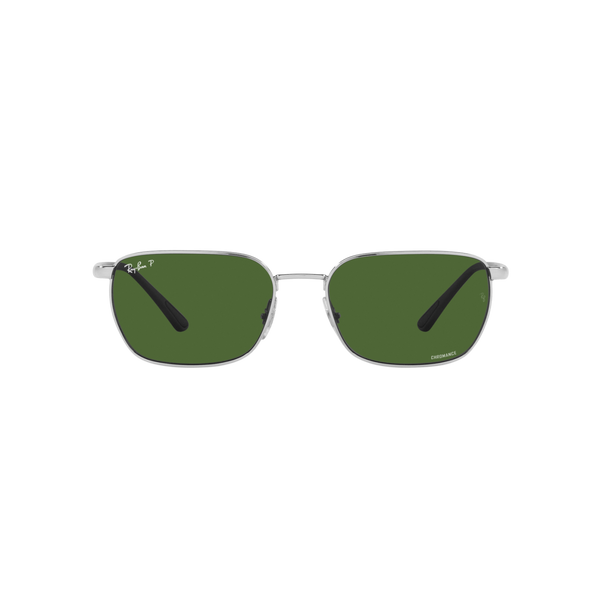 Ray Ban RB3684CH RB3684CH Silver Unisex Polarized Sunglasses