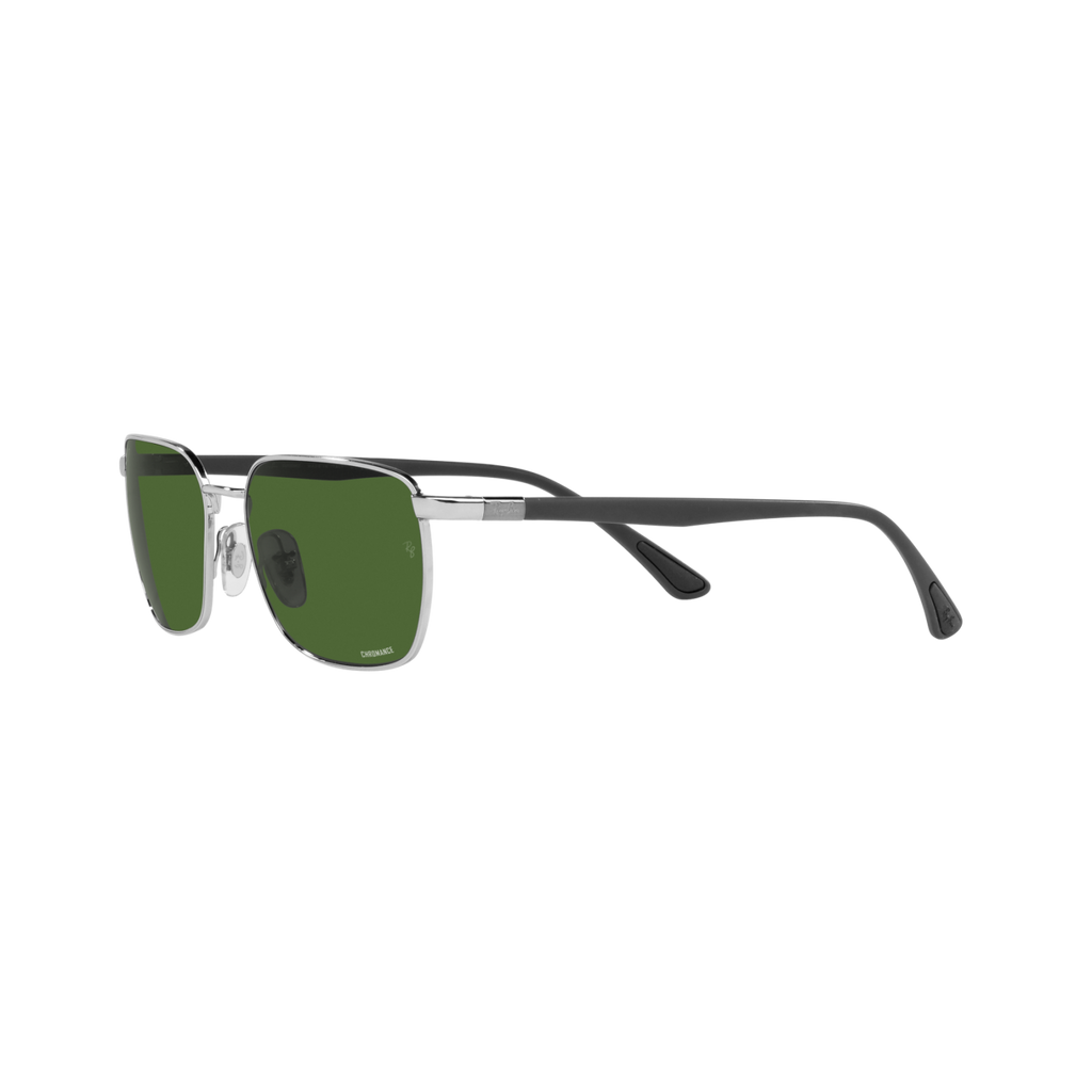 Ray Ban RB3684CH RB3684CH Silver Unisex Polarized Sunglasses
