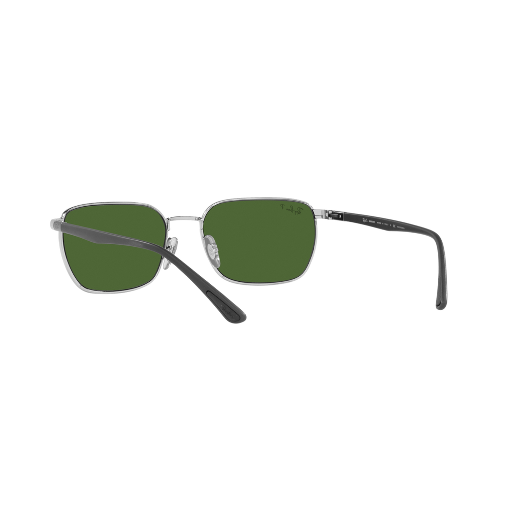 Ray Ban RB3684CH RB3684CH Silver Unisex Polarized Sunglasses
