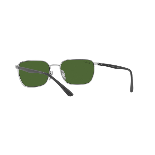 Ray Ban RB3684CH RB3684CH Silver Unisex Polarized Sunglasses