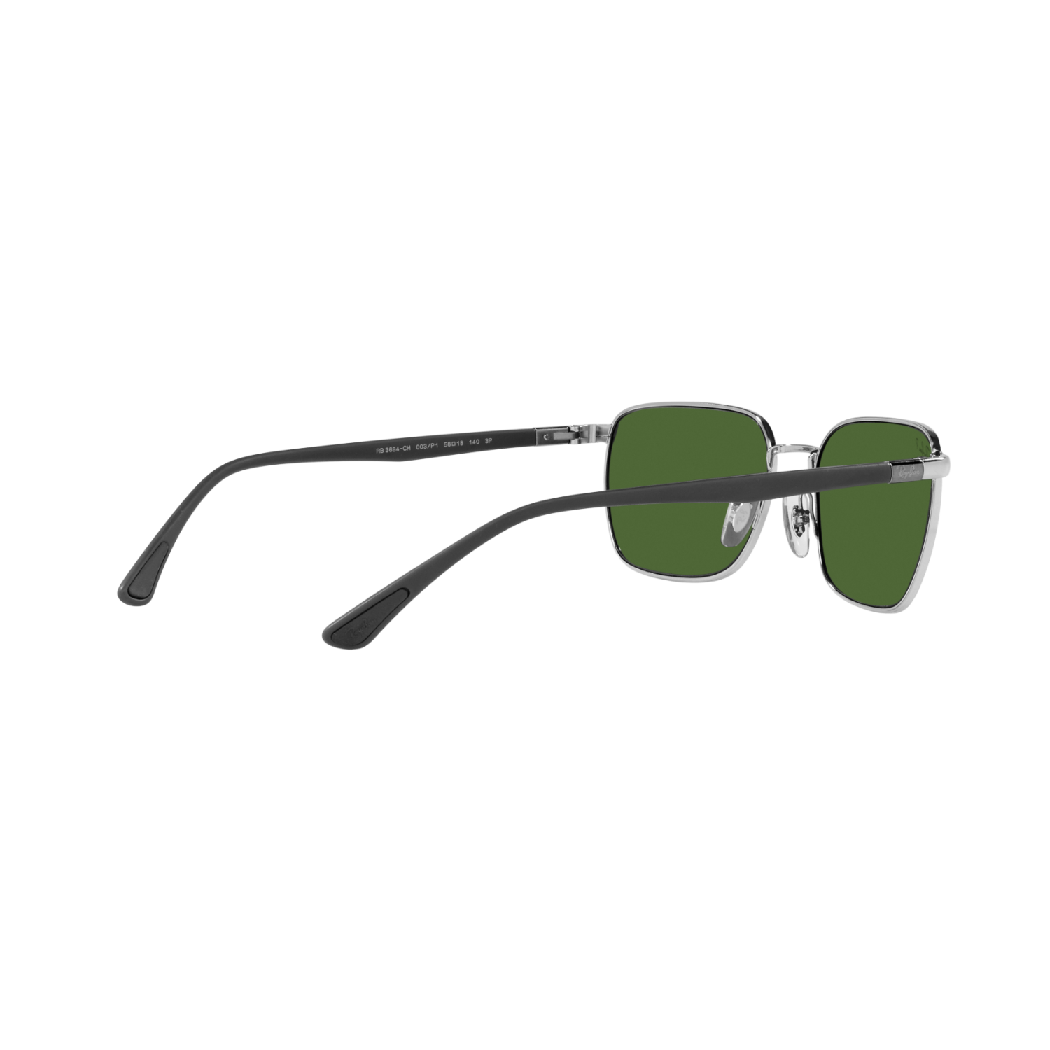 Ray Ban RB3684CH RB3684CH Silver Unisex Polarized Sunglasses