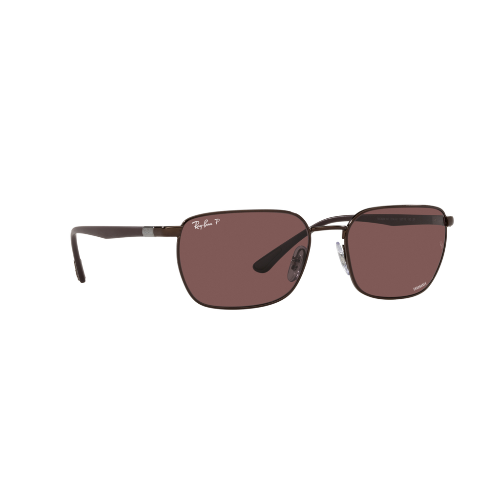 Ray Ban RB3684CH RB3684CH Brown Unisex Polarized Sunglasses