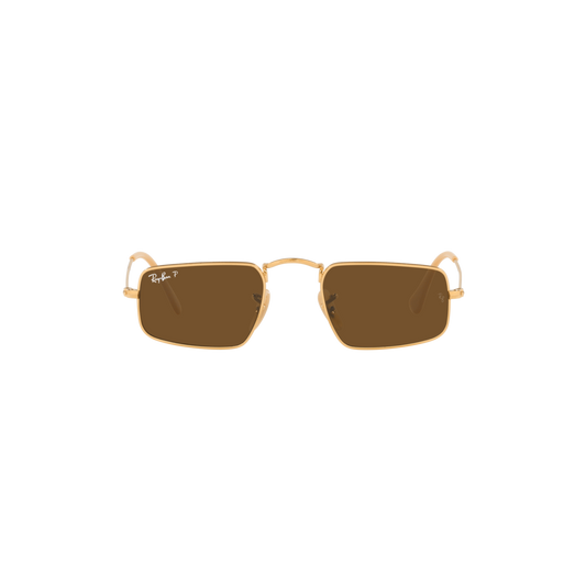 Ray Ban JULIE RB3957 Gold Unisex Polarized Sunglasses