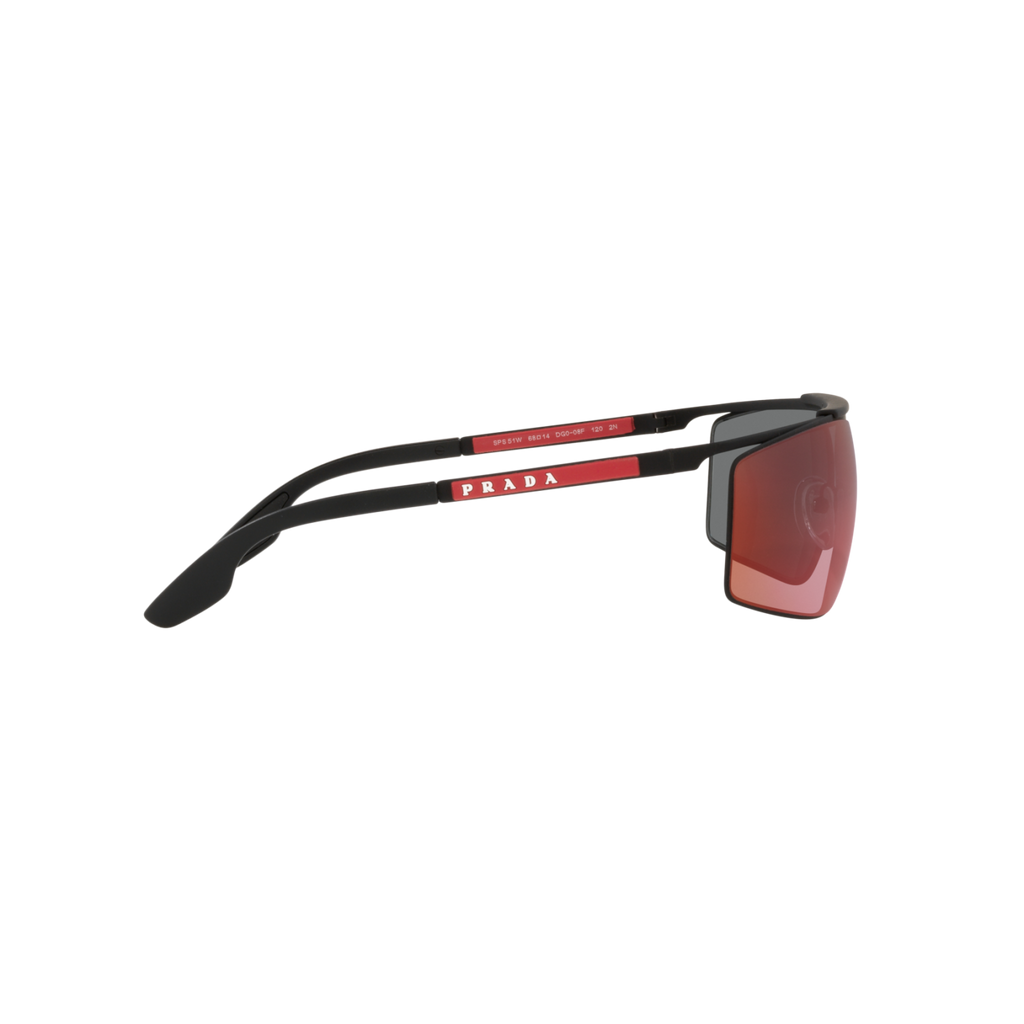 Prada Linea Rossa PS 51WS PS 51WS Black Men's Sunglasses