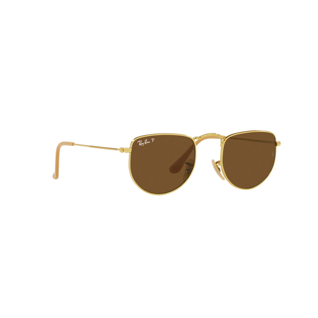 Ray Ban ELON RB3958 Gold Unisex Polarized Sunglasses