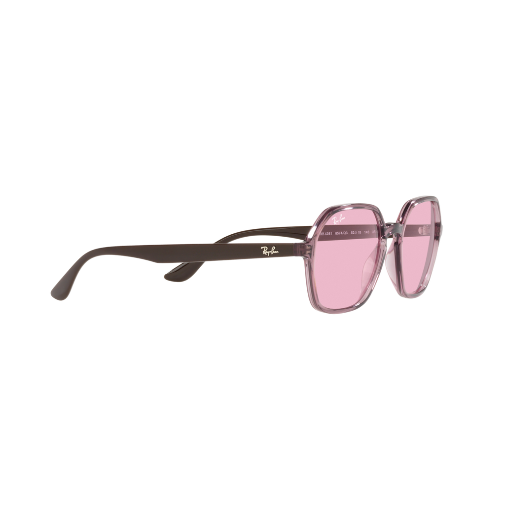 Ray Ban RB4361 RB4361 Purple Unisex Sunglasses