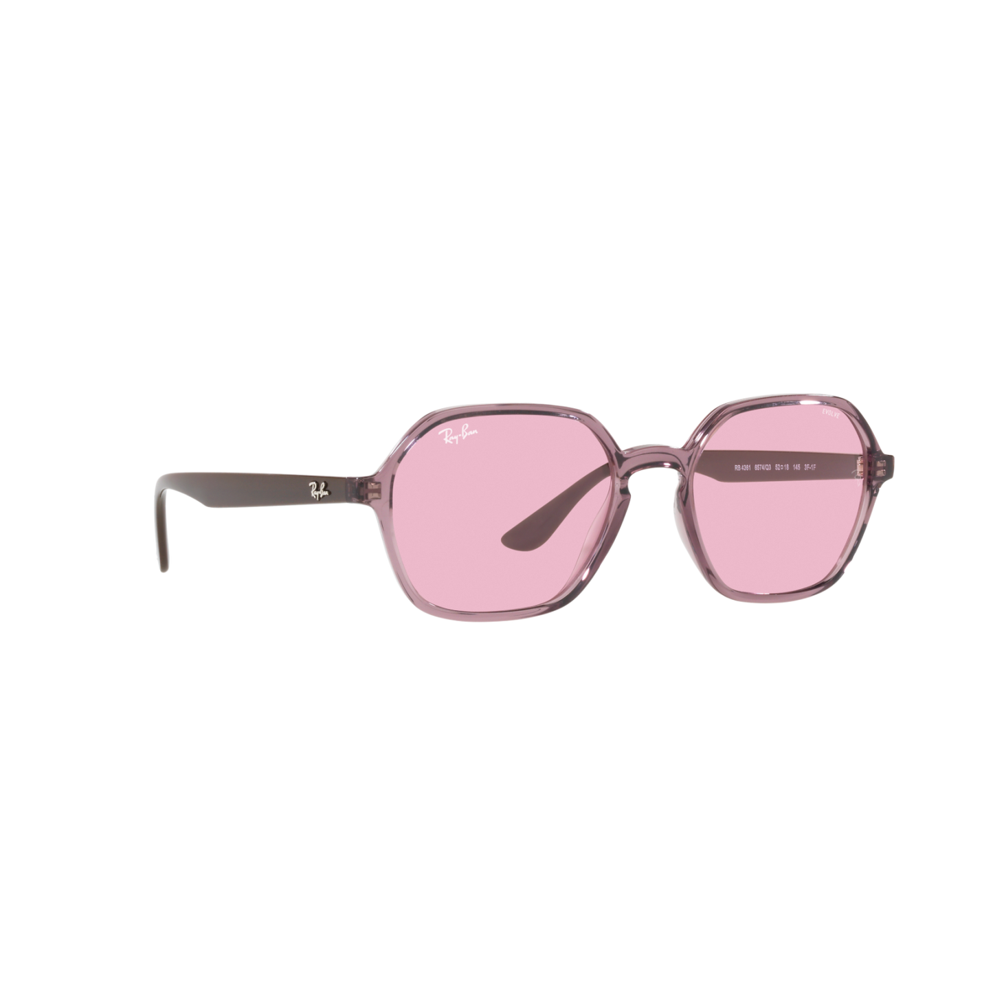 Ray Ban RB4361 RB4361 Purple Unisex Sunglasses