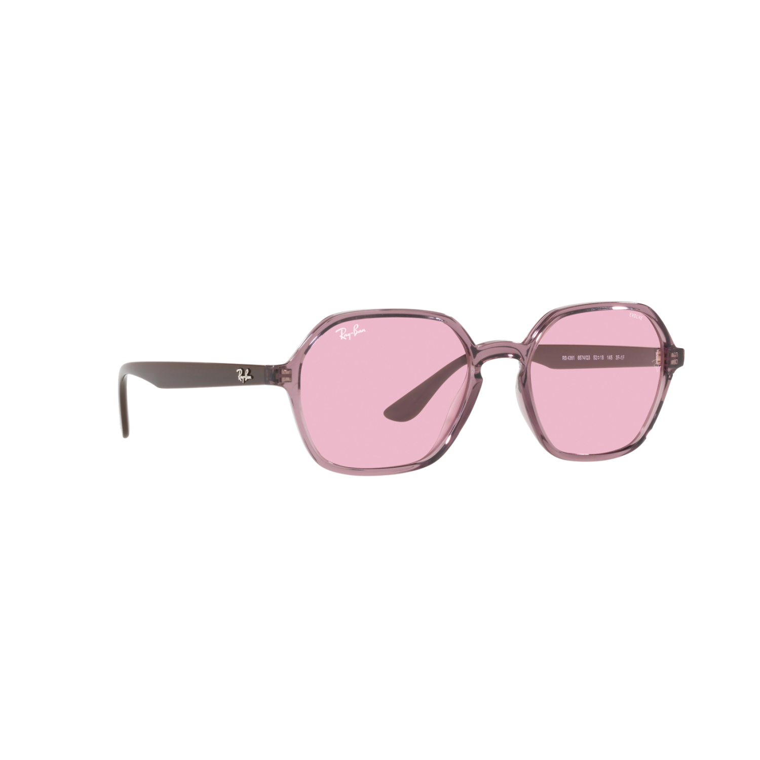 Ray Ban RB4361 RB4361 Purple Unisex Sunglasses