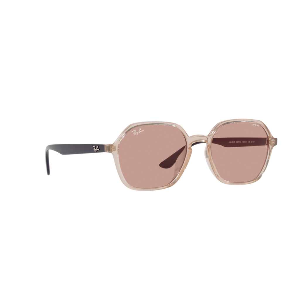 Ray Ban RB4361F RB4361F Brown Unisex Sunglasses