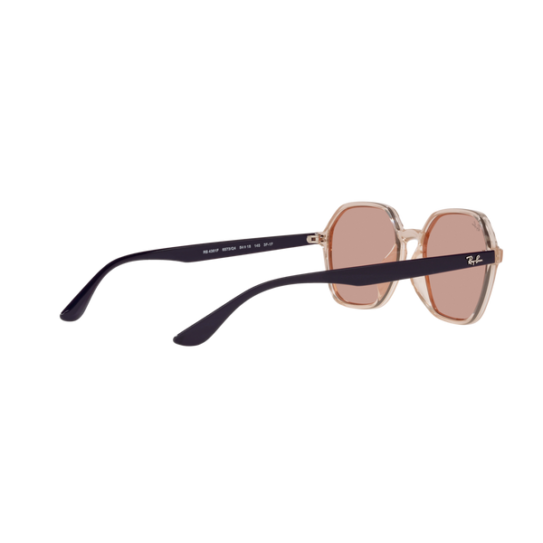 Ray Ban RB4361F RB4361F Brown Unisex Sunglasses