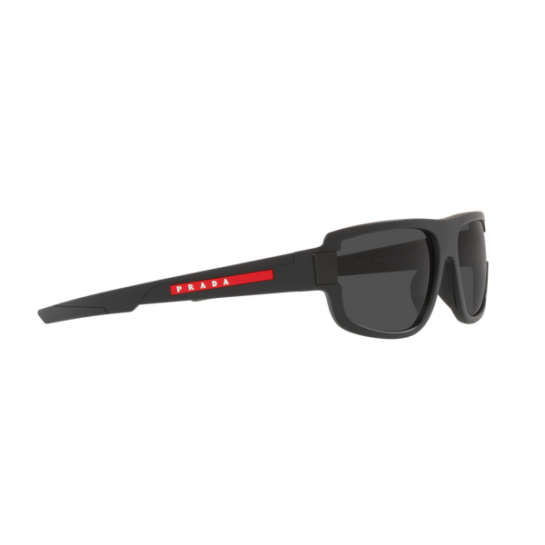 Prada Linea Rossa PS 03WS PS 03WS Black Men's Sunglasses
