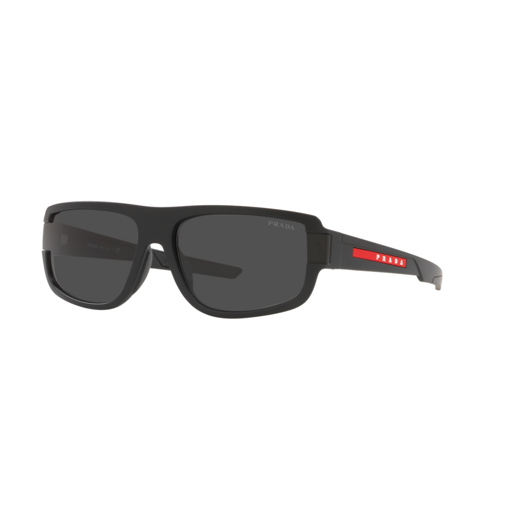 Prada Linea Rossa PS 03WS PS 03WS Black Men's Sunglasses