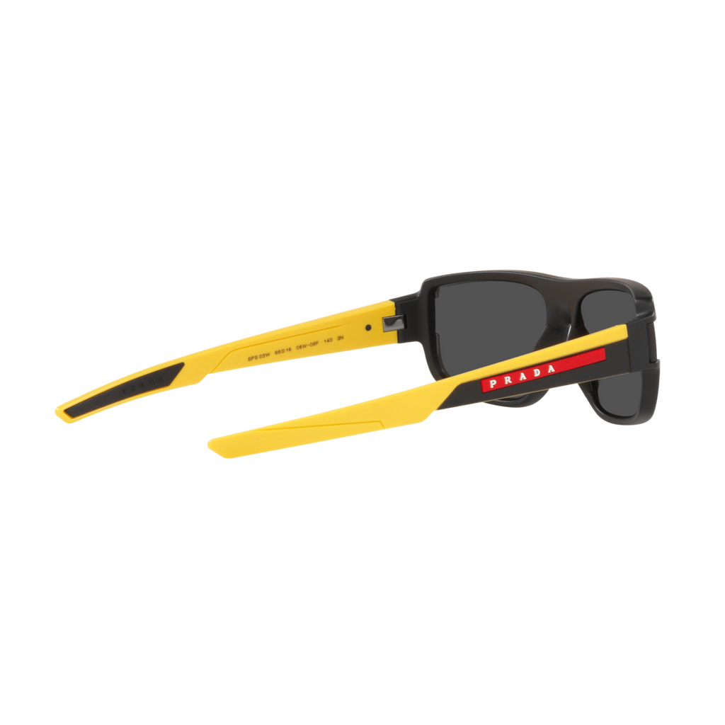 Prada Linea Rossa PS 03WS PS 03WS Black Men's Sunglasses