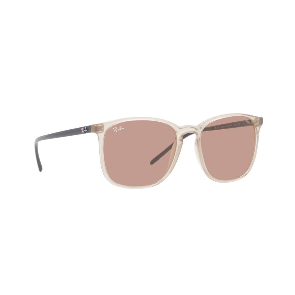 Ray Ban RB4387 RB4387 Brown Unisex Sunglasses