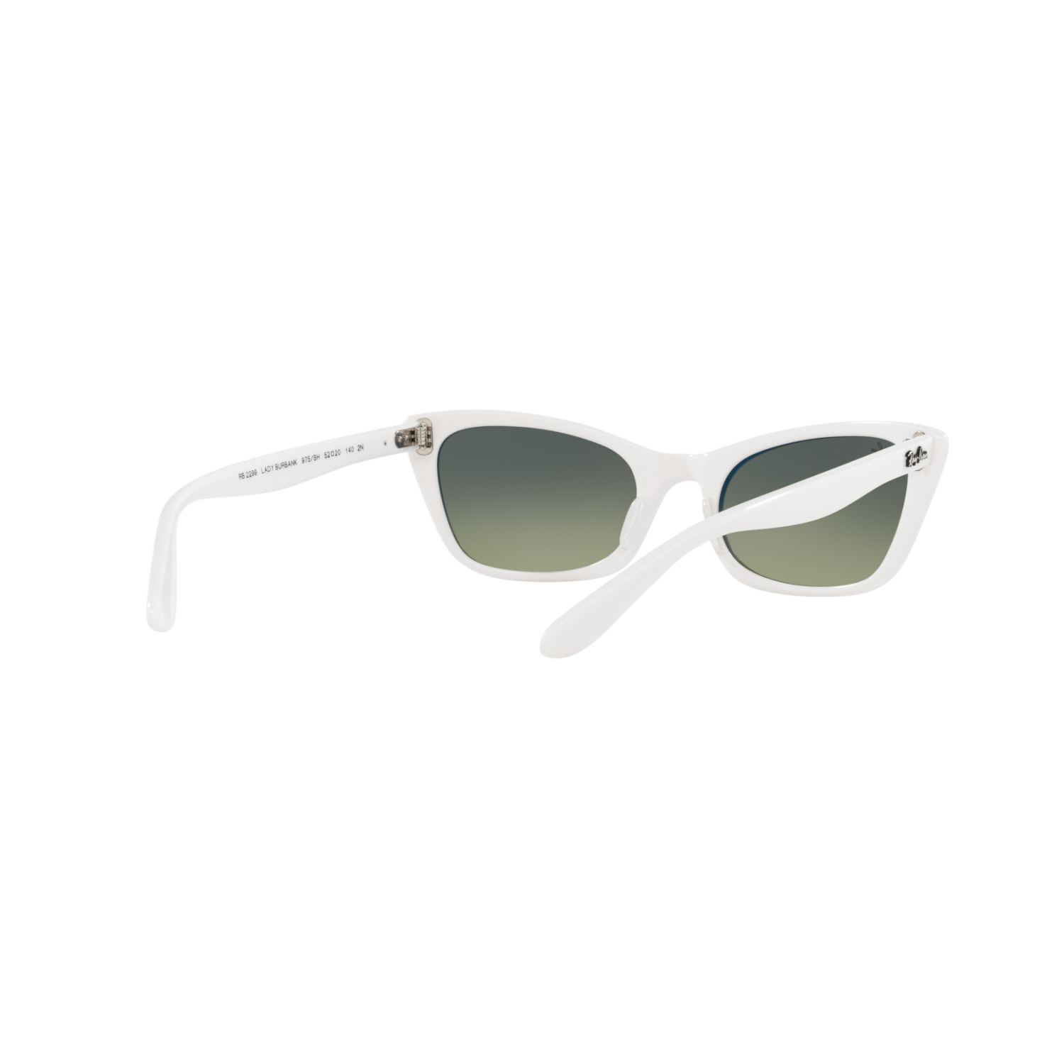 Ray Ban LADY BURBANK RB2299 White Women's Sunglasses