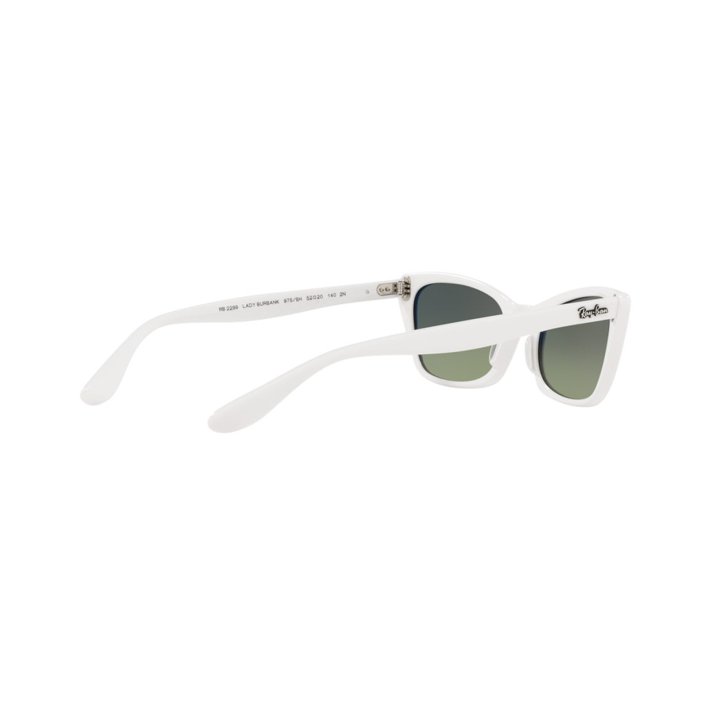 Ray Ban LADY BURBANK RB2299 White Women's Sunglasses