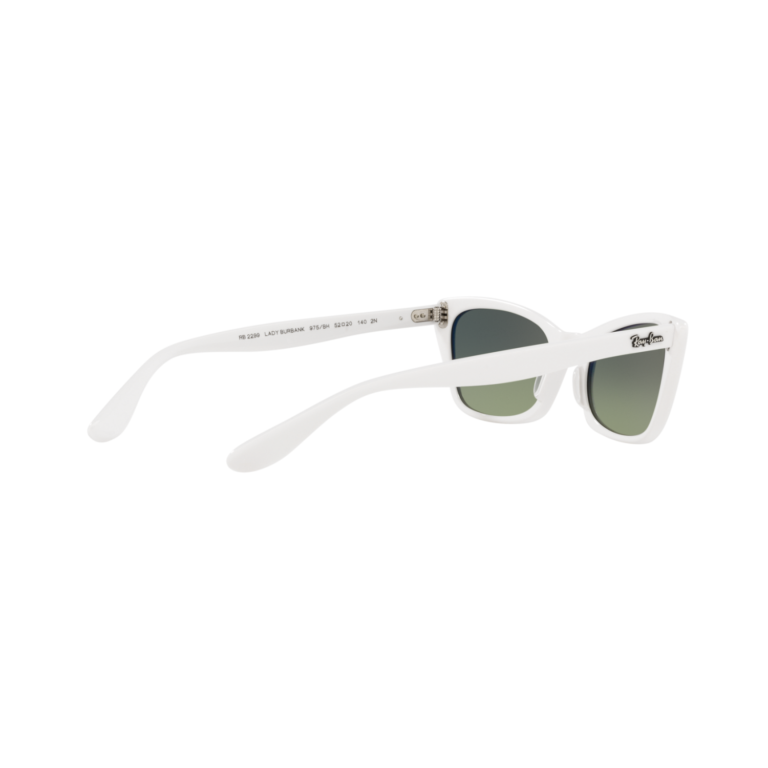 Ray Ban LADY BURBANK RB2299 White Women's Sunglasses