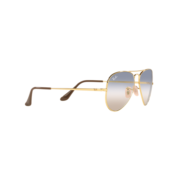 Ray Ban AVIATOR METAL II RB3689 Gold Unisex Sunglasses
