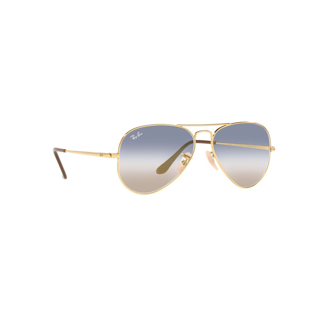 Ray Ban AVIATOR METAL II RB3689 Gold Unisex Sunglasses