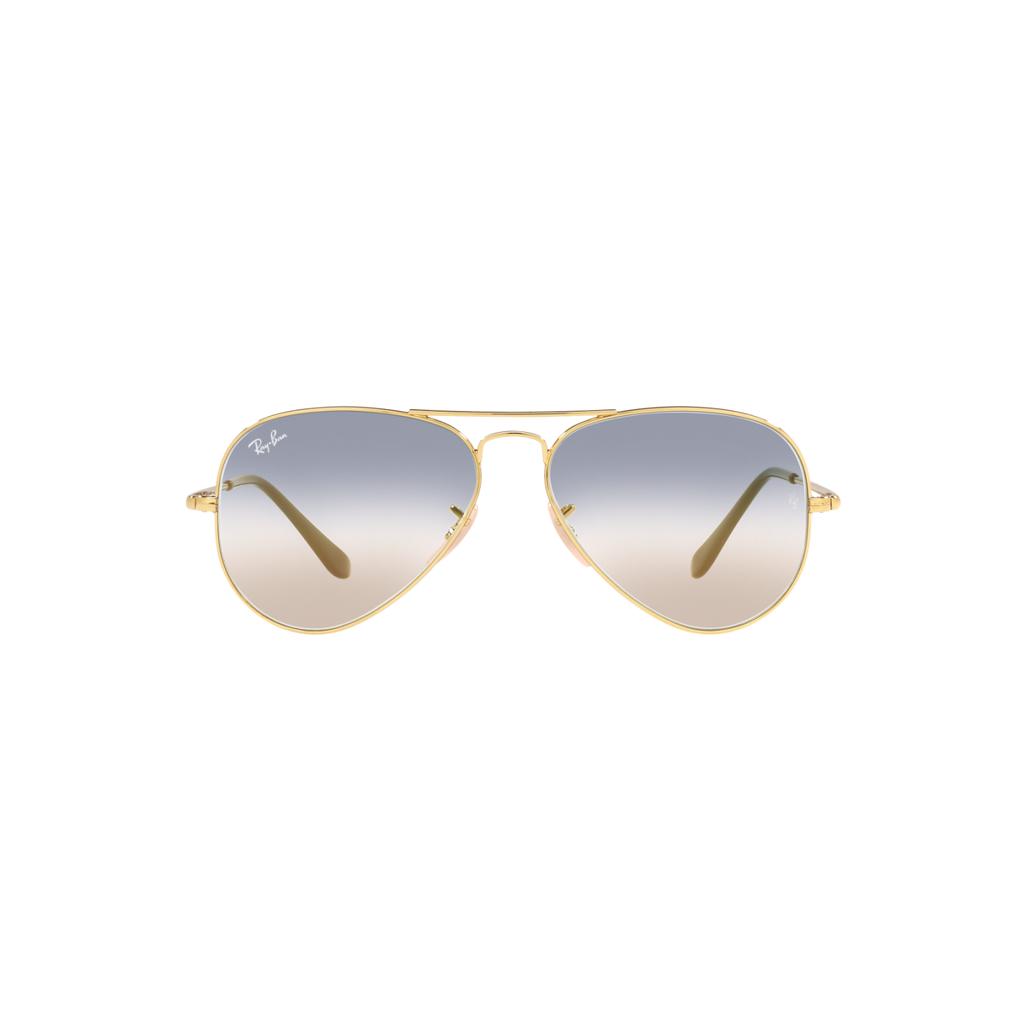 Ray Ban AVIATOR METAL II RB3689 Gold Unisex Sunglasses
