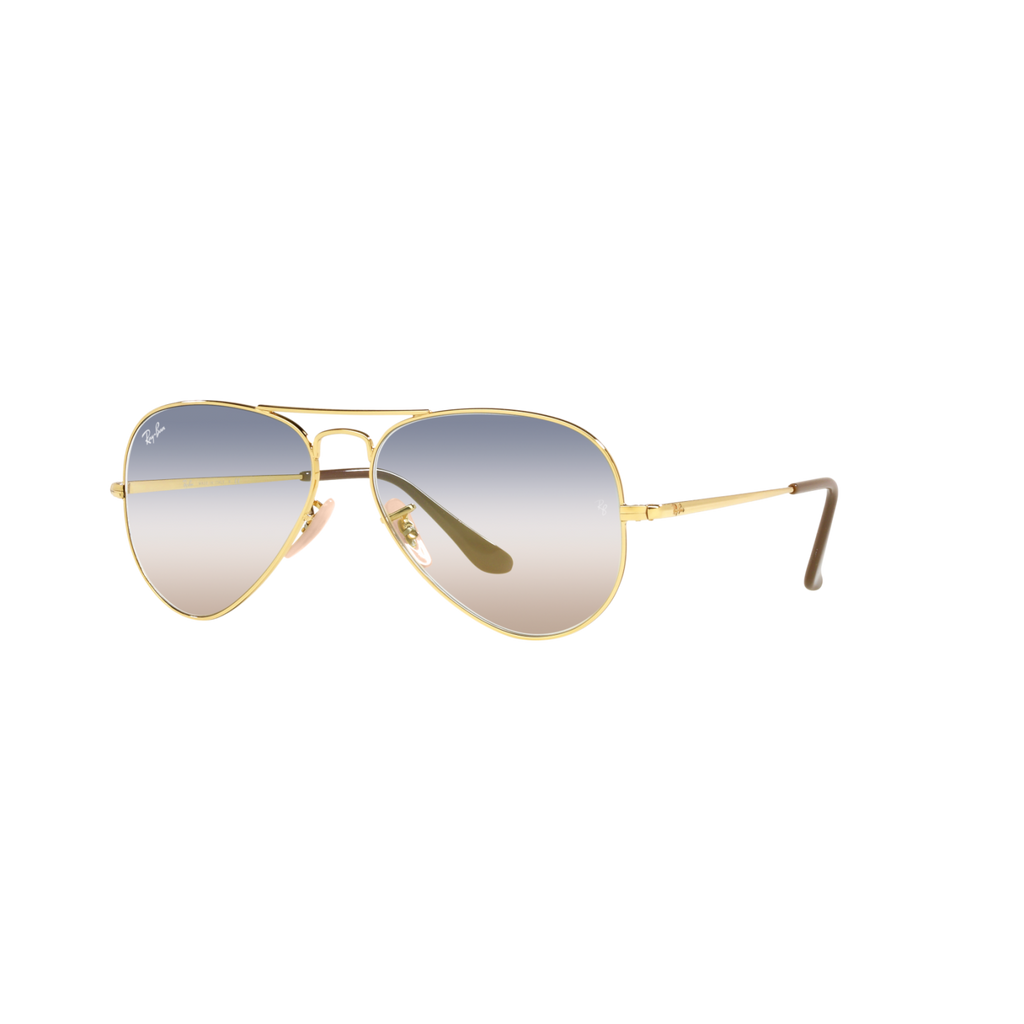 Ray Ban AVIATOR METAL II RB3689 Gold Unisex Sunglasses