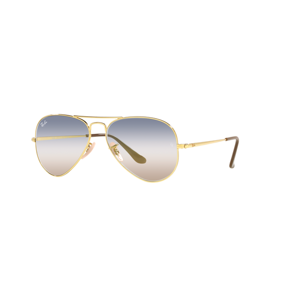 Ray Ban AVIATOR METAL II RB3689 Gold Unisex Sunglasses