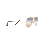 Ray Ban AVIATOR METAL II RB3689 Gold Unisex Sunglasses