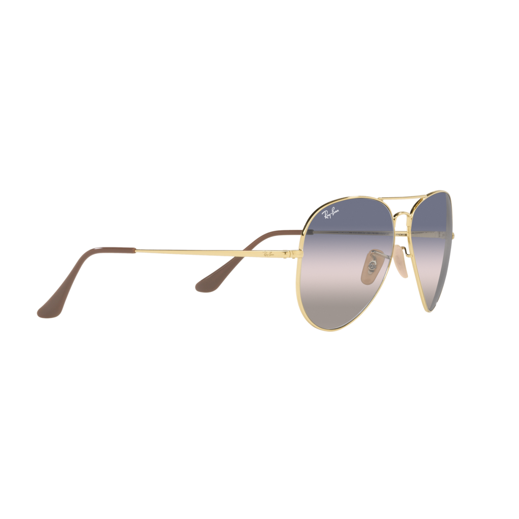Ray Ban AVIATOR METAL II RB3689 Gold Unisex Sunglasses