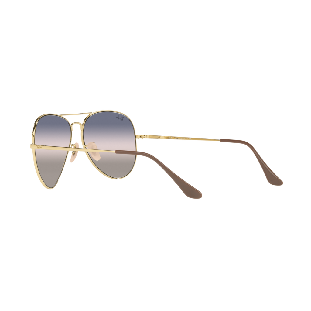 Ray Ban AVIATOR METAL II RB3689 Gold Unisex Sunglasses