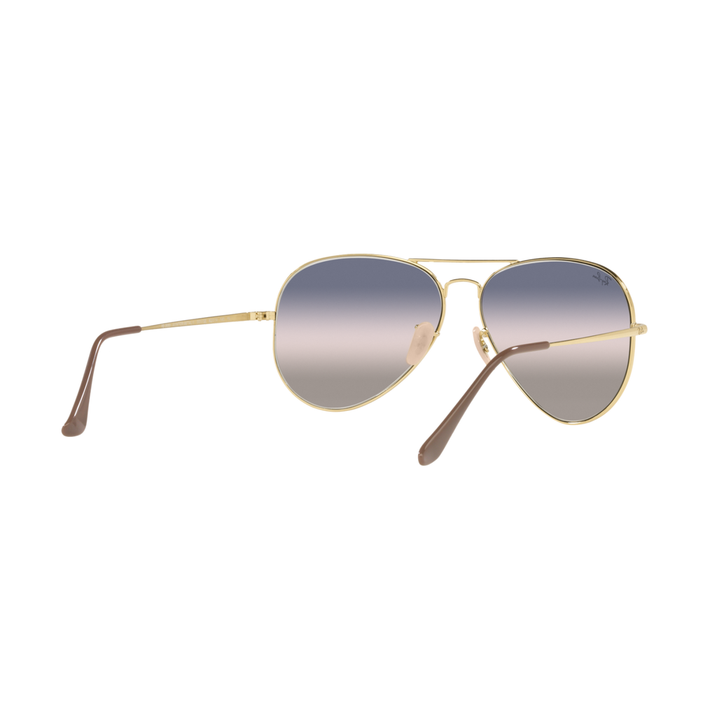 Ray Ban AVIATOR METAL II RB3689 Gold Unisex Sunglasses
