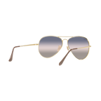 Ray Ban AVIATOR METAL II RB3689 Gold Unisex Sunglasses