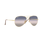 Ray Ban AVIATOR METAL II RB3689 Gold Unisex Sunglasses