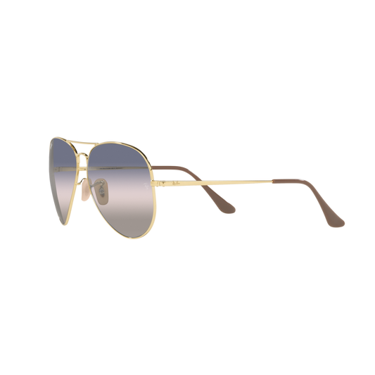 Ray Ban AVIATOR METAL II RB3689 Gold Unisex Sunglasses