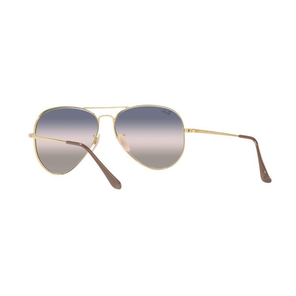 Ray Ban AVIATOR METAL II RB3689 Gold Unisex Sunglasses
