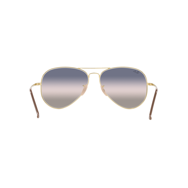 Ray Ban AVIATOR METAL II RB3689 Gold Unisex Sunglasses