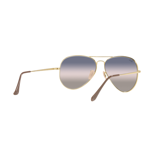 Ray Ban AVIATOR METAL II RB3689 Gold Unisex Sunglasses