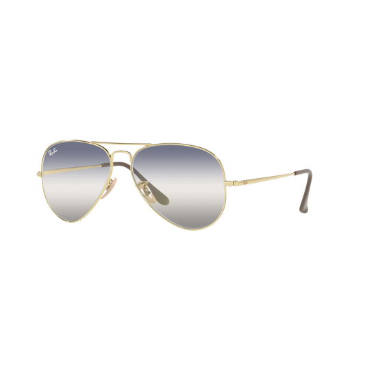 Ray Ban AVIATOR METAL II RB3689 Gold Unisex Sunglasses