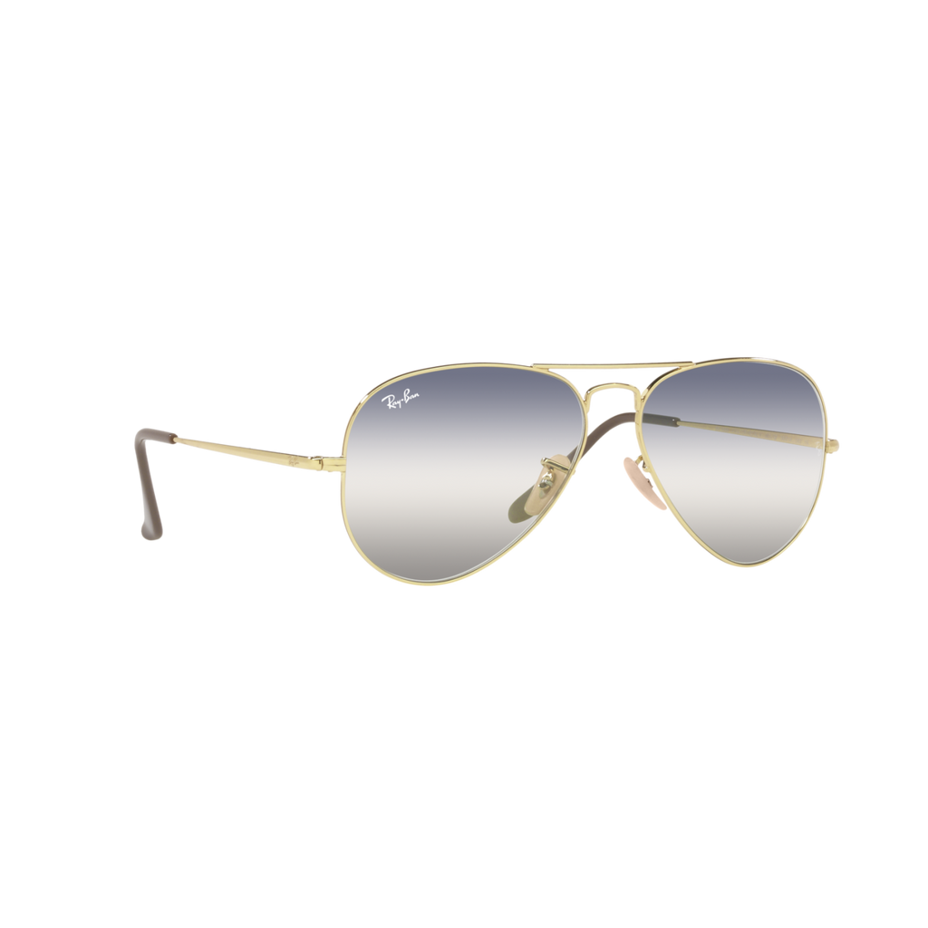 Ray Ban AVIATOR METAL II RB3689 Gold Unisex Sunglasses