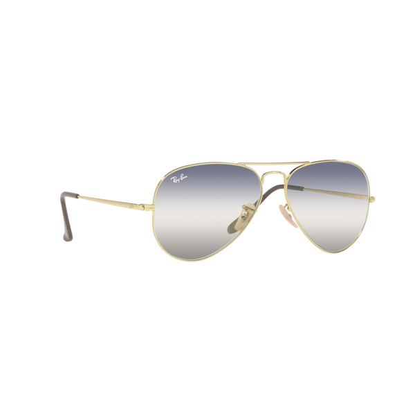 Ray Ban AVIATOR METAL II RB3689 Gold Unisex Sunglasses