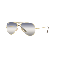Ray Ban AVIATOR METAL II RB3689 Gold Unisex Sunglasses