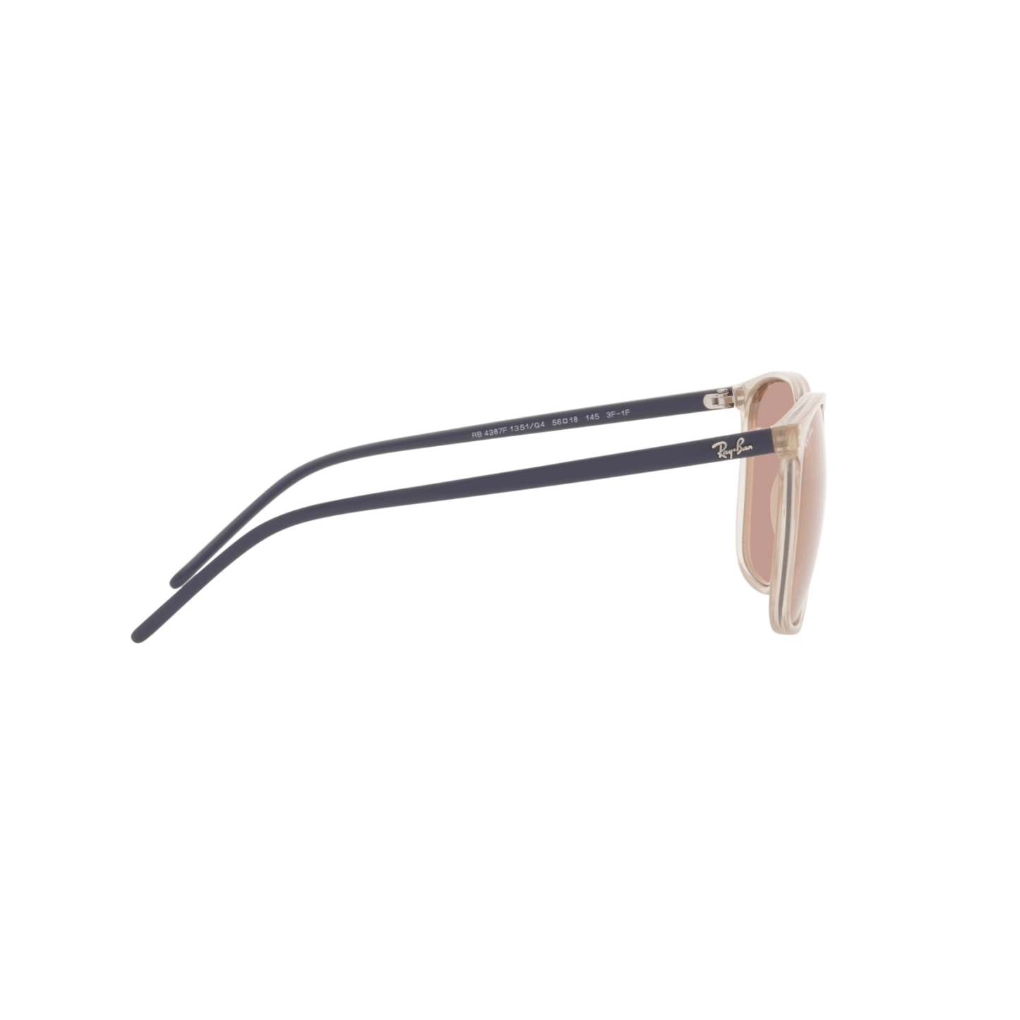 Ray Ban RB4387F RB4387F Brown Unisex Sunglasses